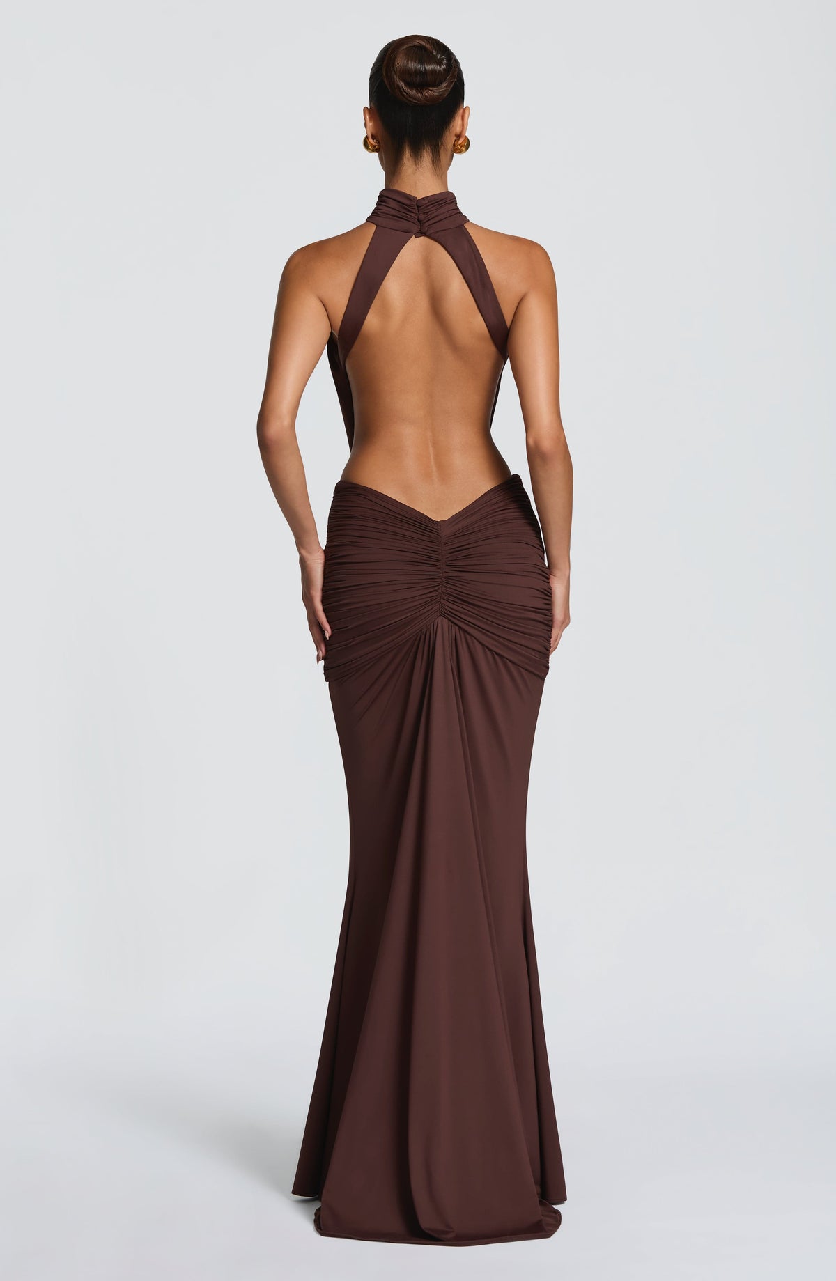 Vestido Maxi de Cuello Alto Nadia