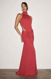 Vestido Maxi de Cuello Alto Nadia