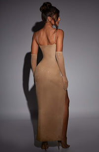 Vestido Maxi con Brillo Camila