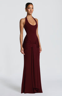 Vestido Maxi Halter Alba