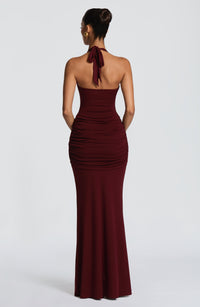 Vestido Maxi Halter Alba