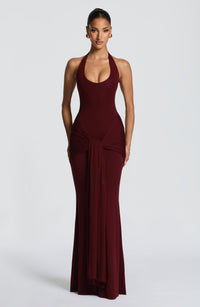 Vestido Maxi Halter Alba