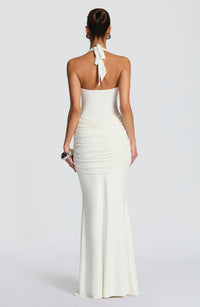 Vestido Maxi Halter Alba