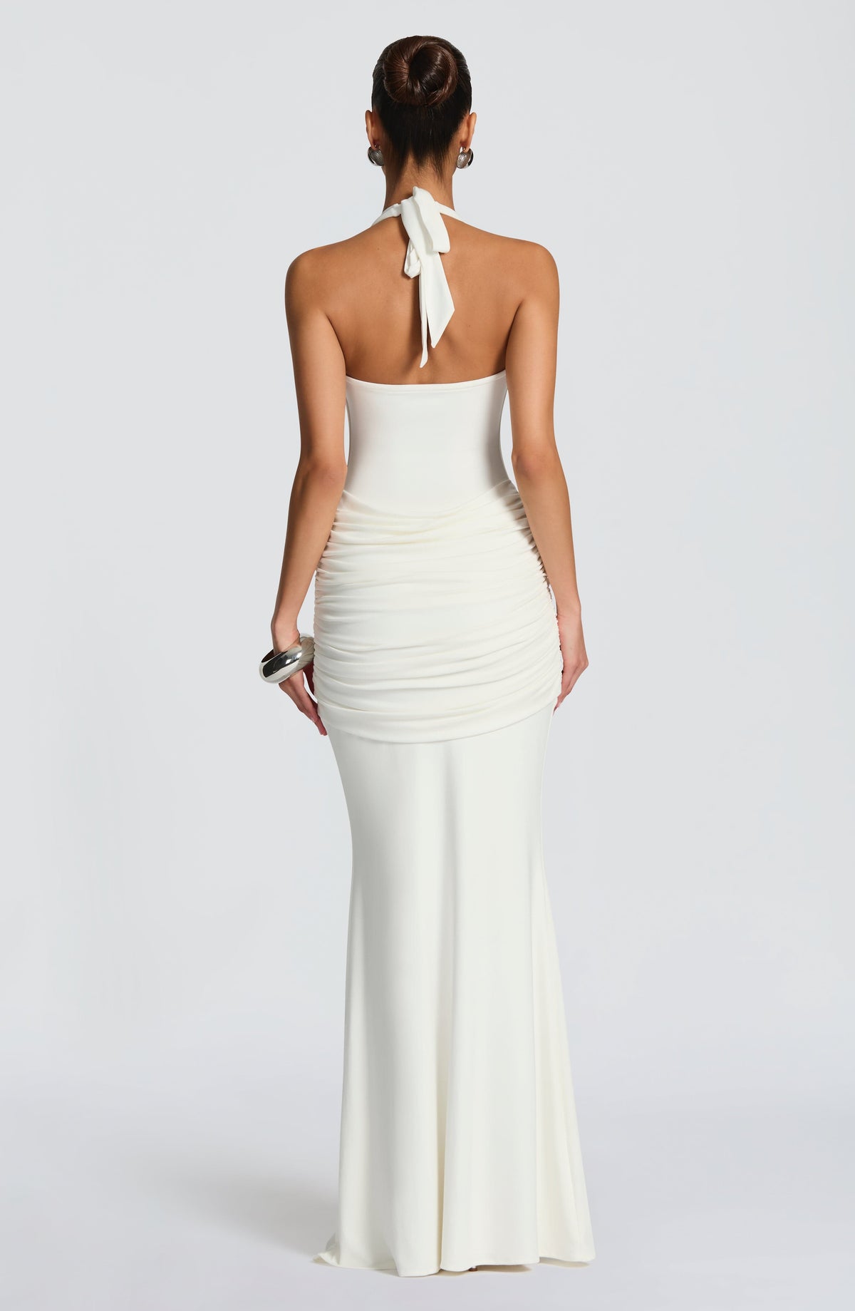 Vestido Maxi Halter Rosa