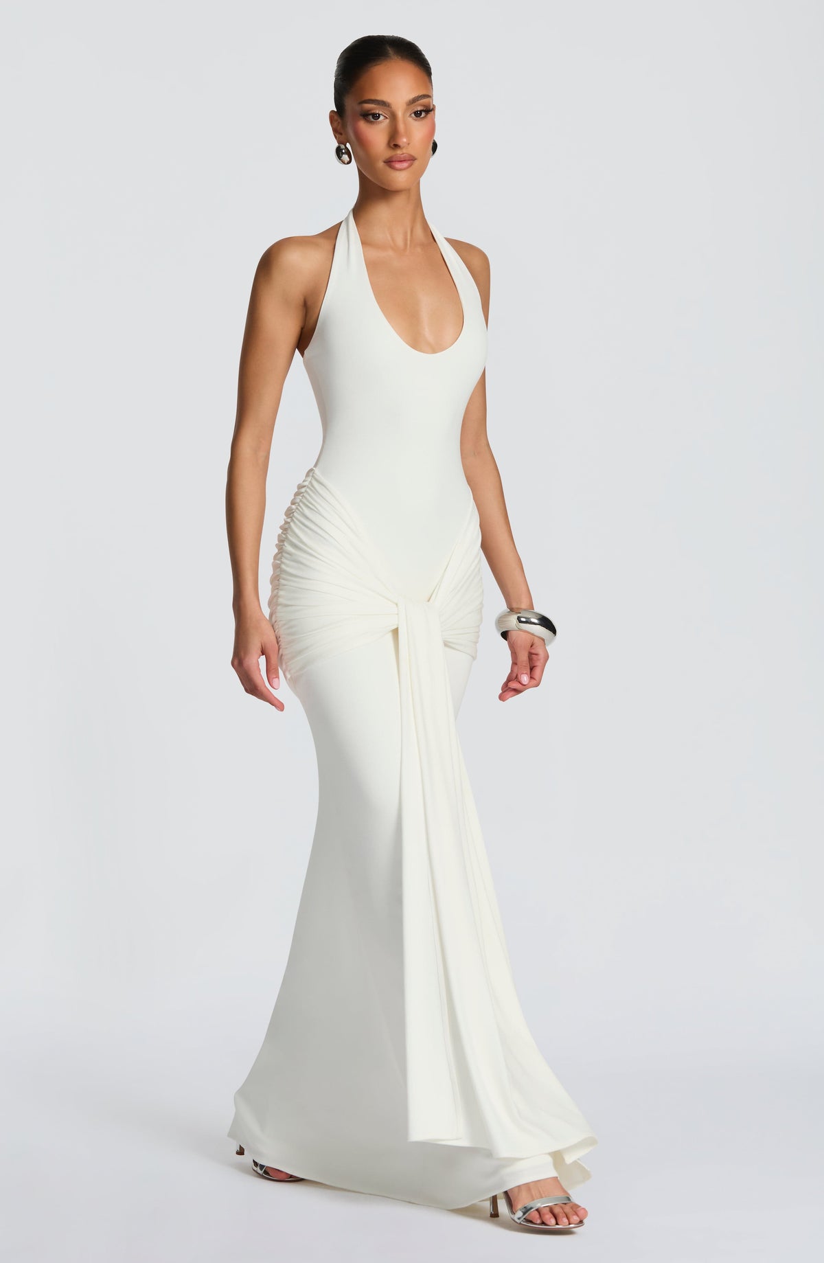 Vestido Maxi Halter Alba