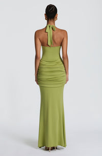 Vestido Maxi Halter Alba