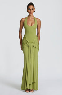 Vestido Maxi Halter Alba