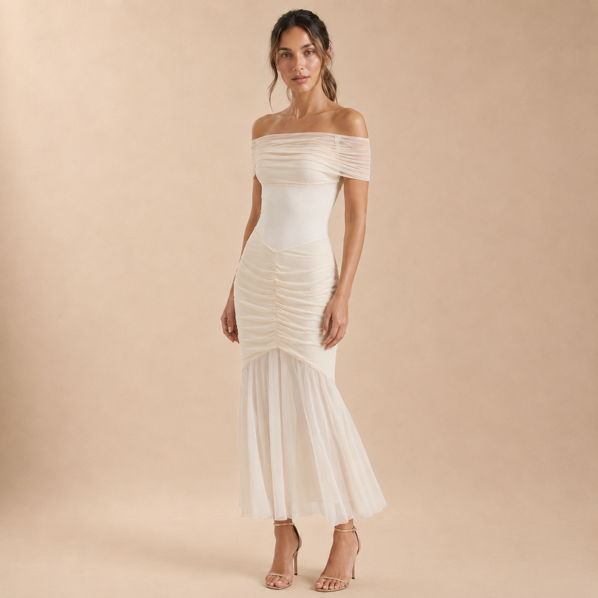 Vestido Maxi Bardot Laura