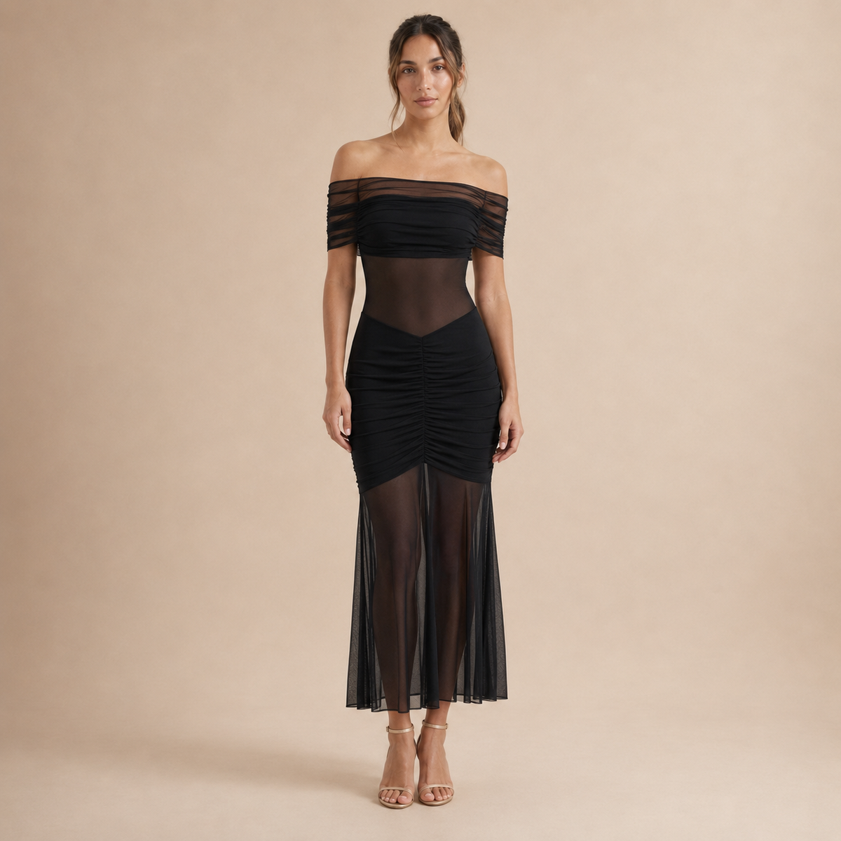 Vestido Maxi Bardot Laura