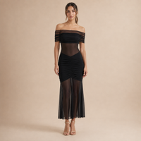 Vestido Maxi Bardot Laura