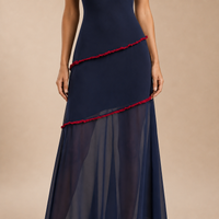 Vestido Maxi Espalda Abierta