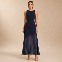 Vestido Maxi Espalda Abierta
