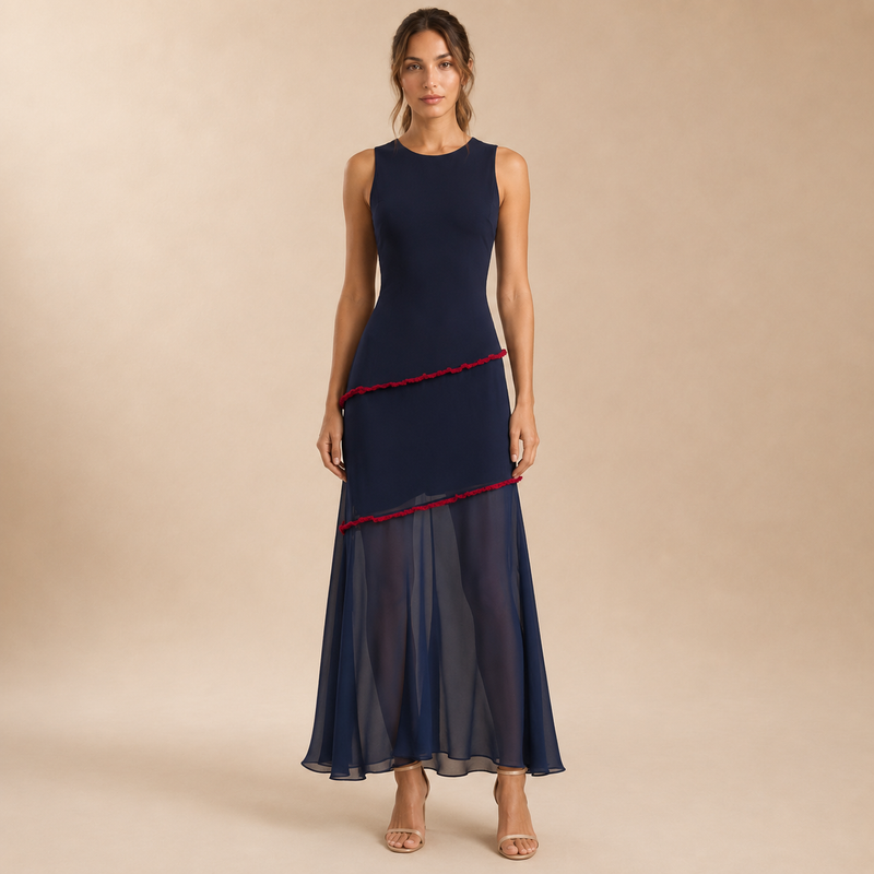 Vestido Maxi Espalda Abierta