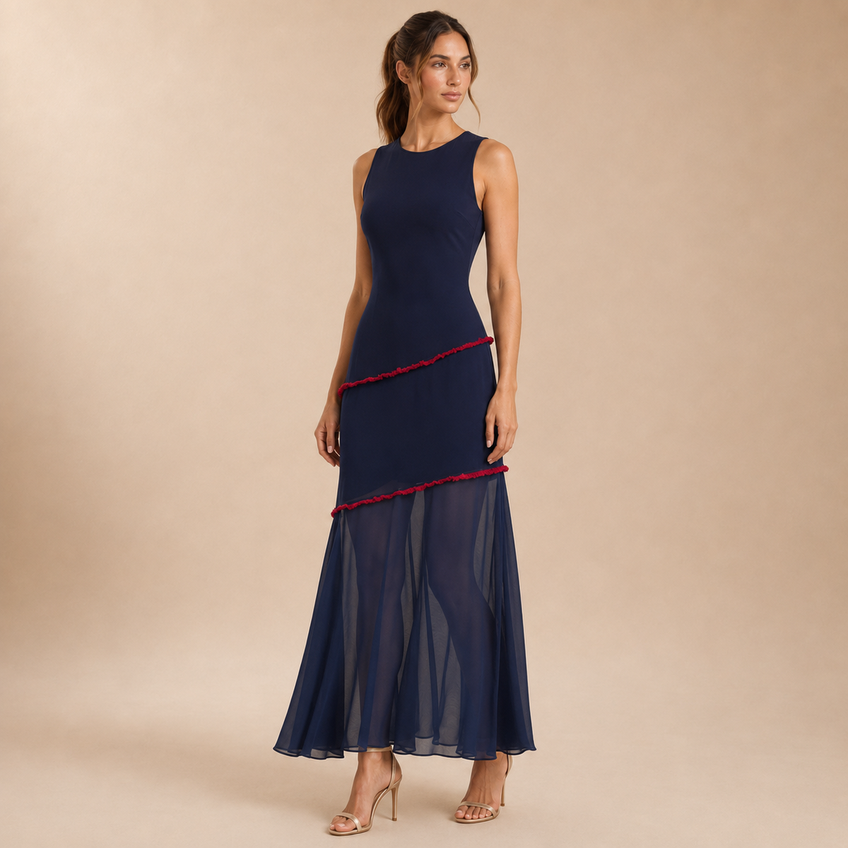 Vestido Maxi Espalda Abierta