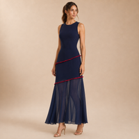 Vestido Maxi Espalda Abierta