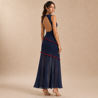 Vestido Maxi Espalda Abierta