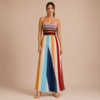 Vestido Maxi Plisado Paloma