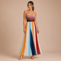 Vestido Maxi Plisado Paloma