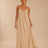 Vestido Fluido Espalda Descubierta