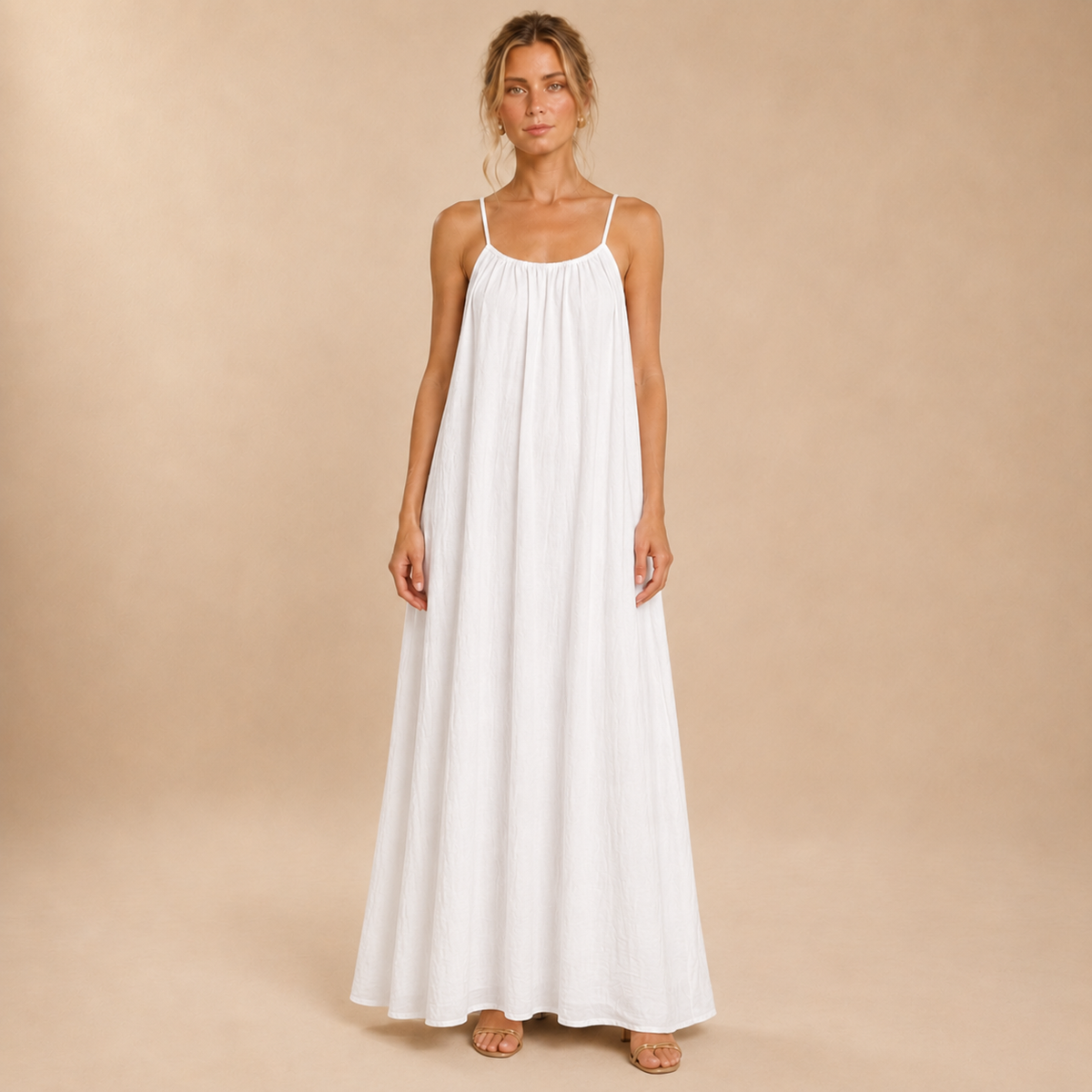 Vestido Fluido Espalda Descubierta