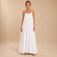 Vestido Fluido Espalda Descubierta