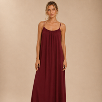 Vestido Fluido Espalda Descubierta