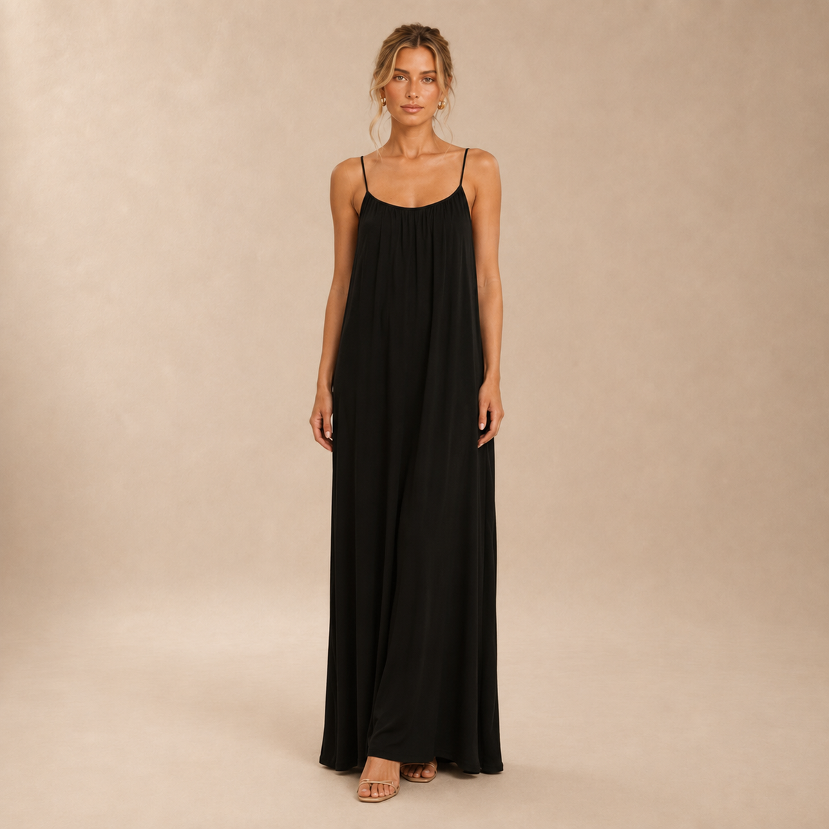 Vestido Fluido Espalda Descubierta