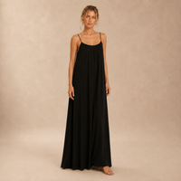 Vestido Fluido Espalda Descubierta