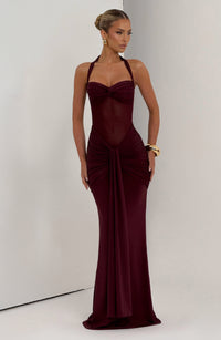 Vestido Maxi Halter Daniela