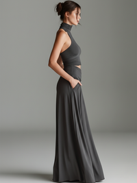 Vestido Maxi Halter Ariadna