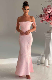 Vestido Maxi de Escote Drapeado Naiara