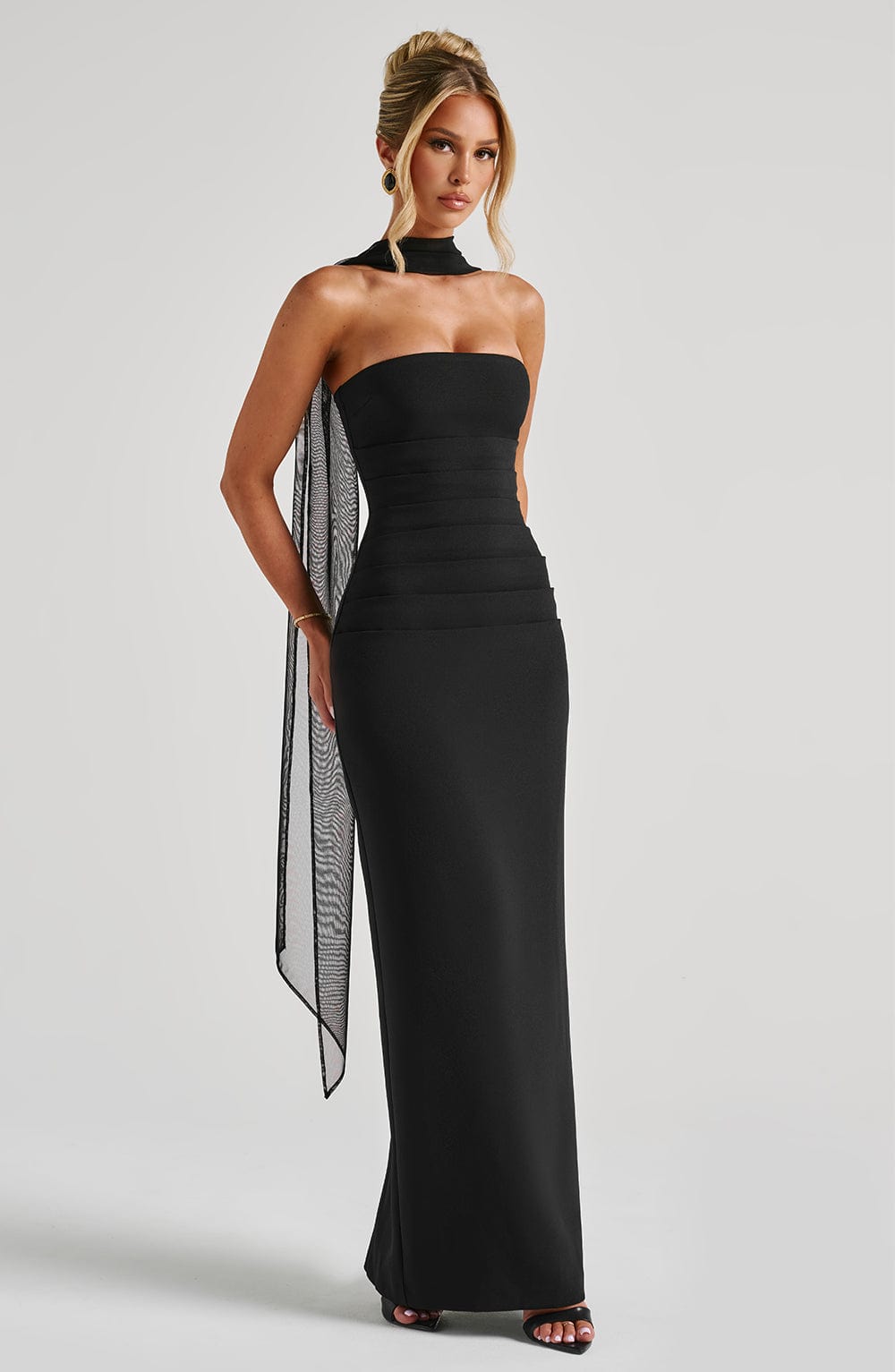 Vestido Maxi Palabra de Honor Calista Noa
