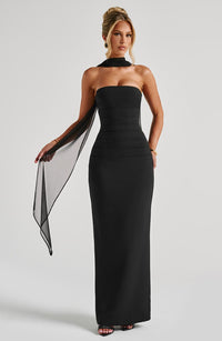 Vestido Maxi Palabra de Honor Calista Noa
