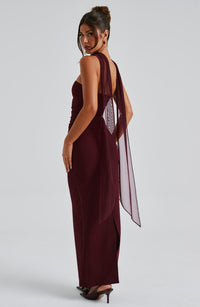 Vestido Maxi Palabra de Honor Calista Bianca