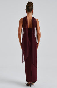 Vestido Maxi Palabra de Honor Calista Bianca