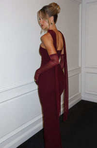 Vestido Maxi Palabra de Honor Calista Flavia