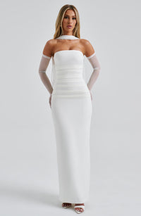 Vestido Maxi Palabra de Honor Calista Noa
